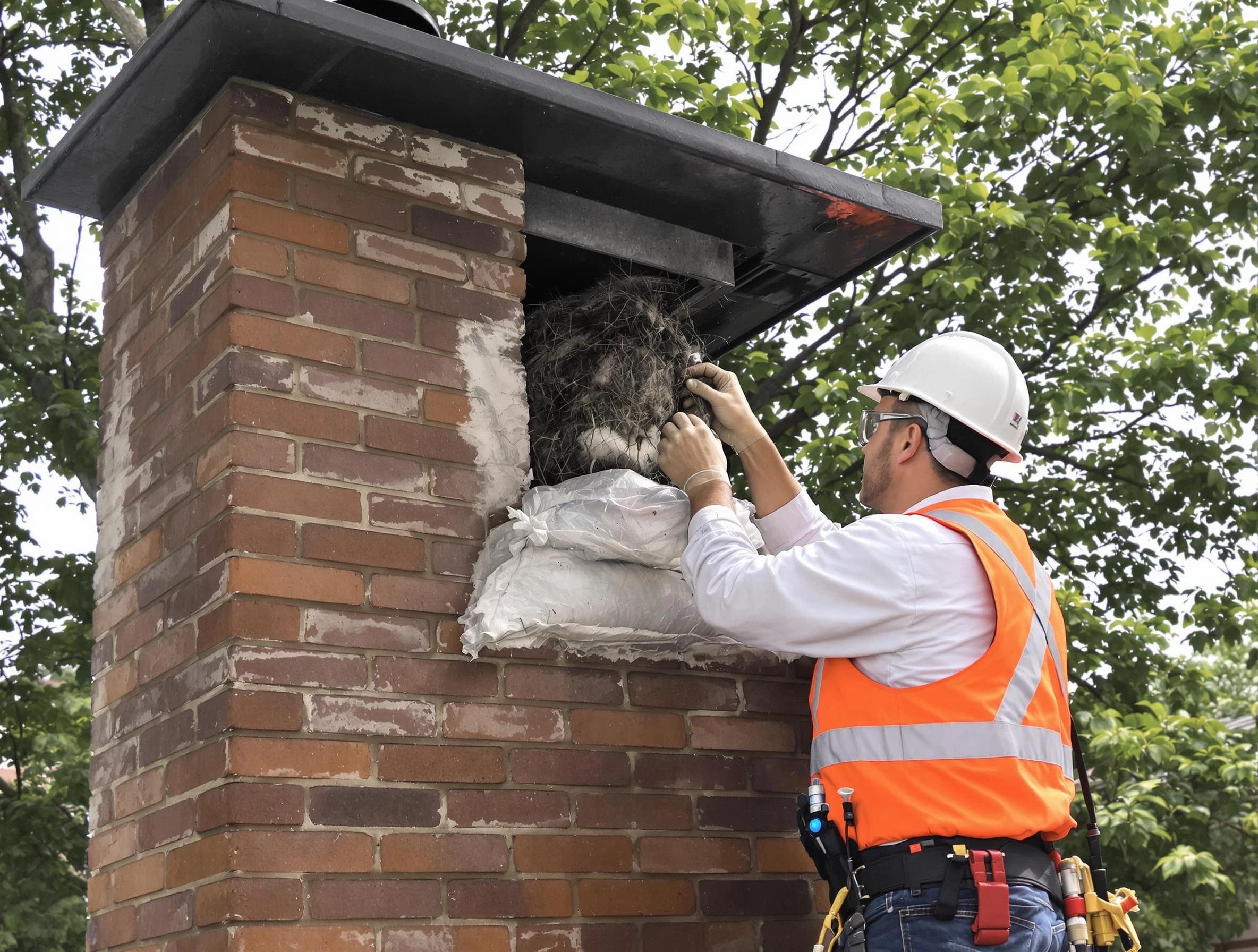 Humane removal of debris and animals by Bethel Park Chimney Sweep in Bethel Park, PA