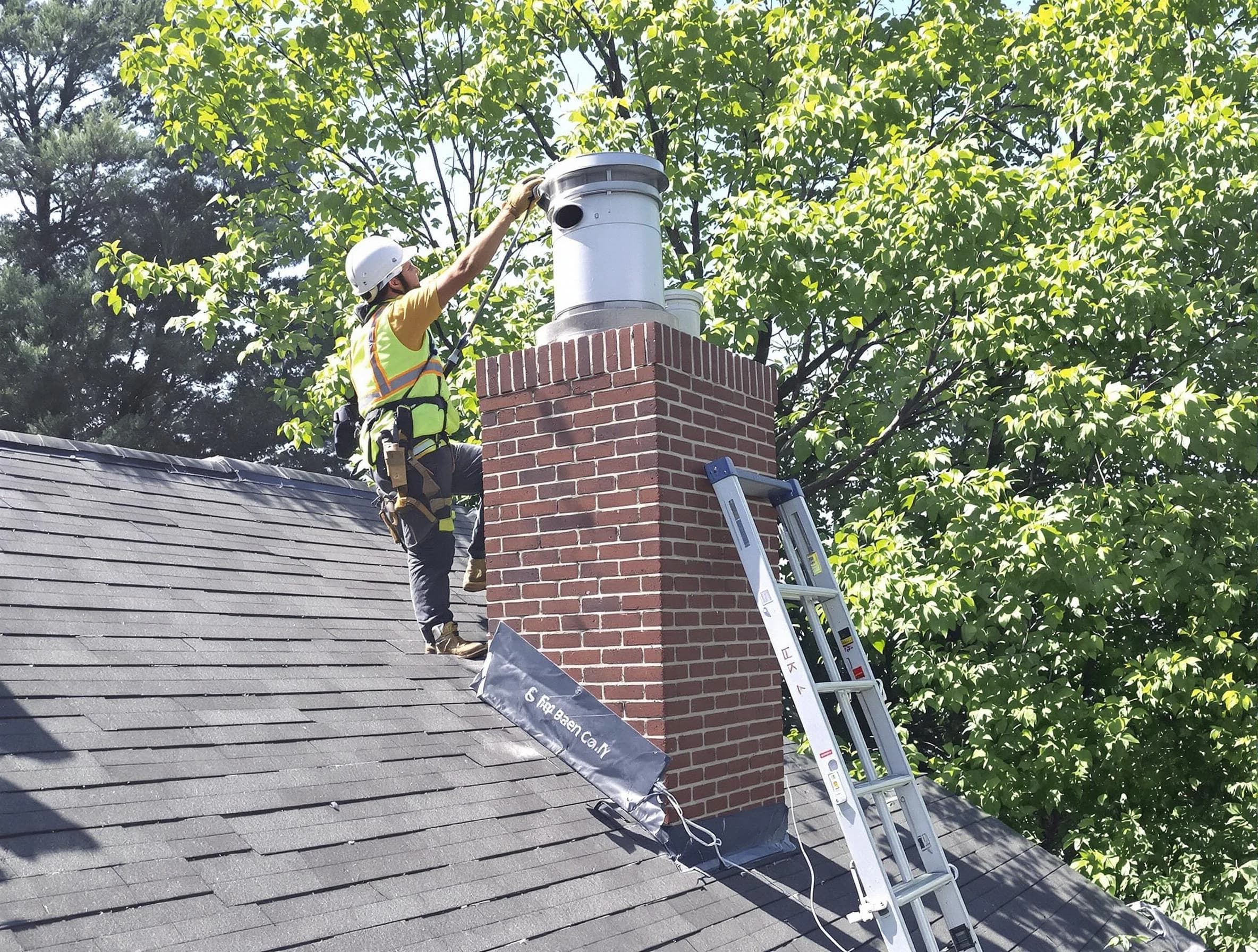 Chimney liner inspection by Bethel Park Chimney Sweep in Bethel Park, PA