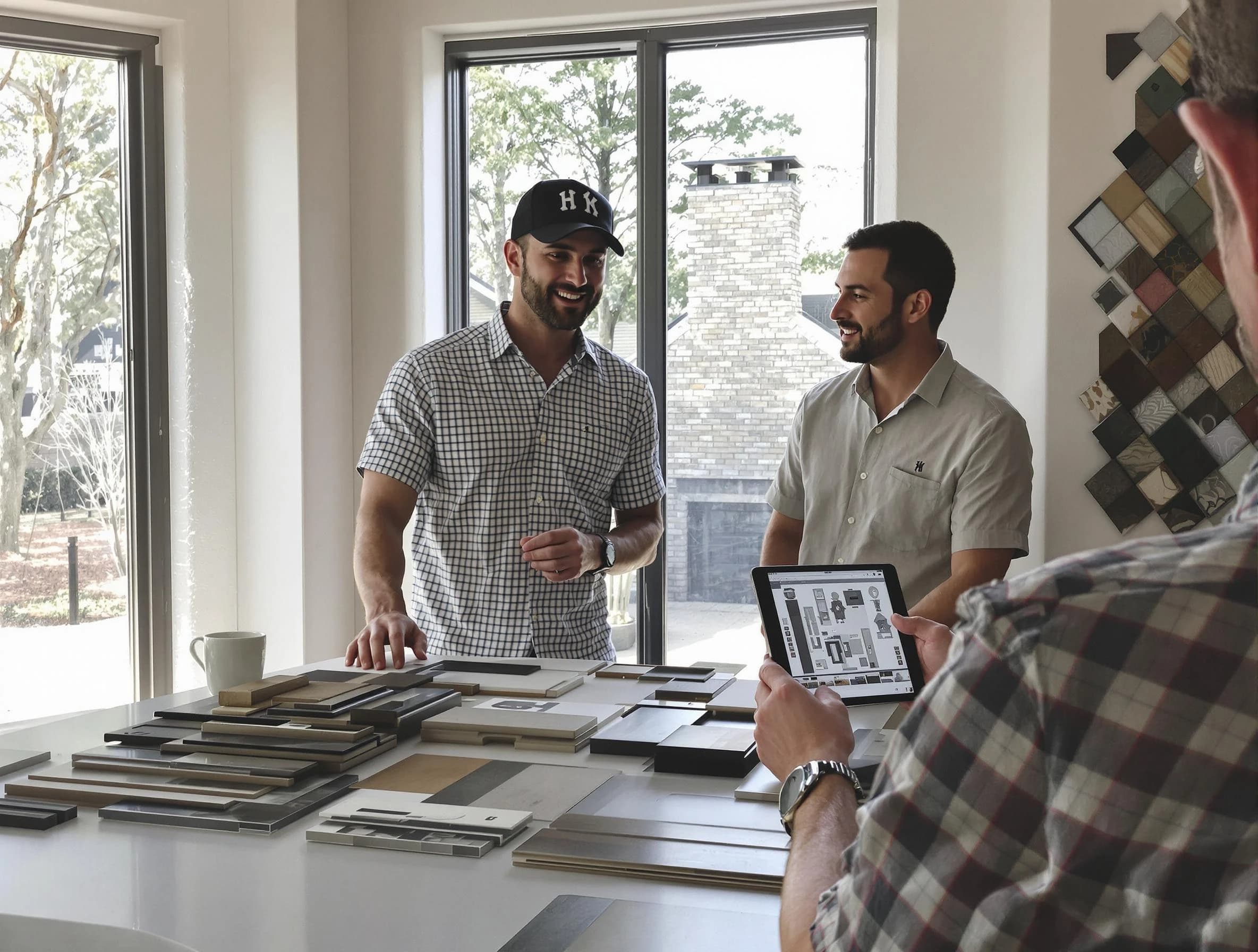 Bethel Park Chimney Sweep remodeling a chimney and fireplace in Bethel Park, PA