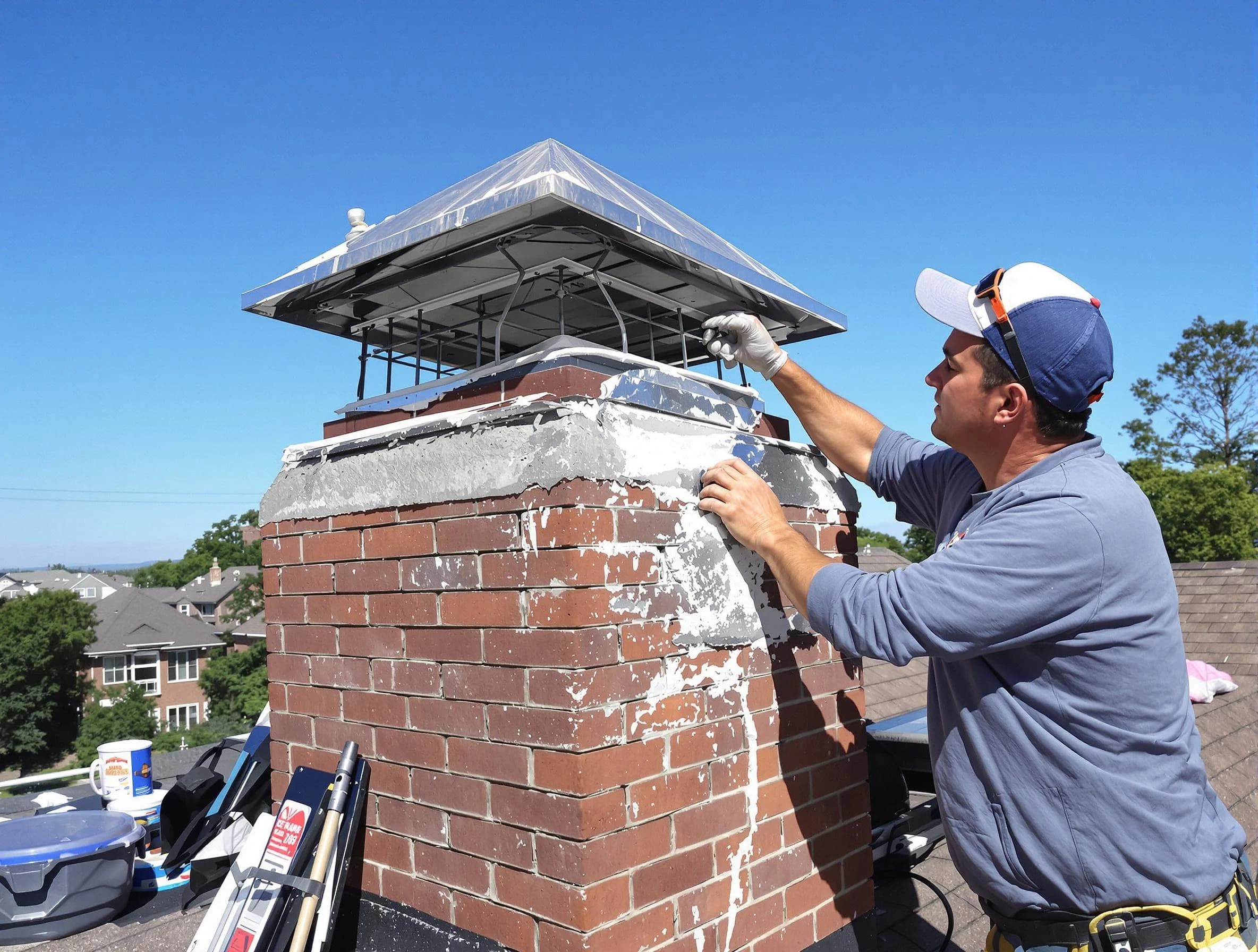 Chimney Crown Services service in Bethel Park, PA