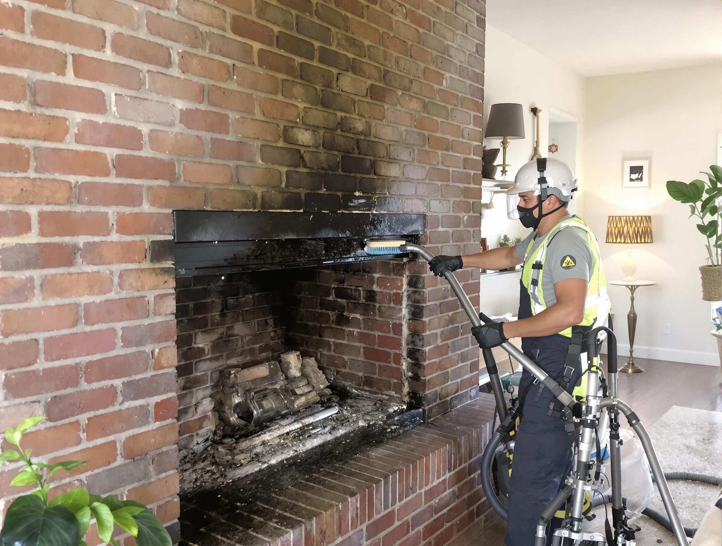 Bethel Park Chimney Sweep providing fireplace cleaning services in Bethel Park, PA