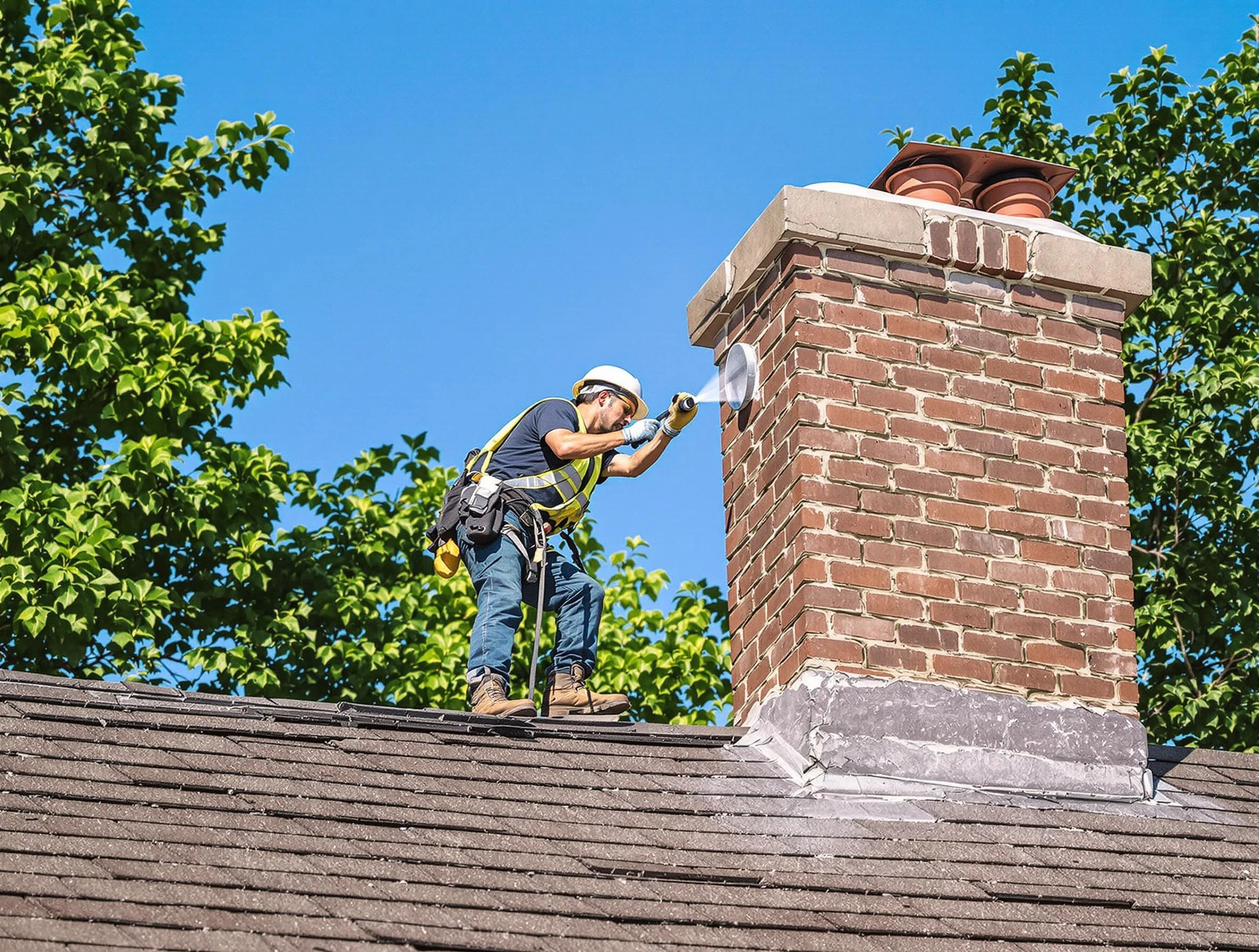 Bethel Park Chimney Sweep performing an inspection with advanced tools in Bethel Park, PA